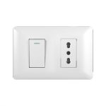 INTERRUPTOR SIMPLE Y TOMACORRIENTE SIMPLE 10/16 A