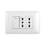 INTERRUPTOR SIMPLE Y TOMACORRIENTE DOBLE 10/16ª